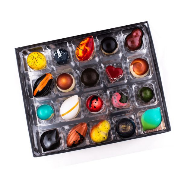 MH Chocolate - Cajas de bombones prediseñadas 12uds